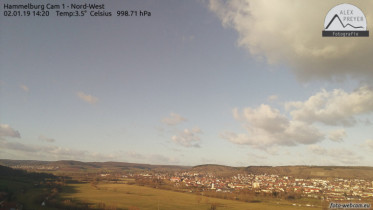 Slika pregleda web-kamere Pfaffenhausen - Hammelburg and the Saale Valley